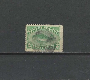 TERRANOVA, CANADÁ, 1880/96, BACALAO, SELLO 2c, PERFECTO, USADO, CV $27.50 - Imagen 1 de 1