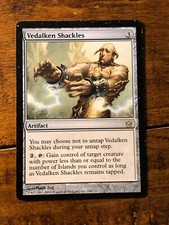 MtG Magic: the Gathering Fifth Dawn Rare Vedalken Shackles MP