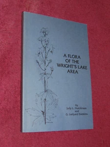 SIGNED 1986 SC BOOK "A FLORA OF THE WRIGHT'S LAKE (CA) AREA" G. LEDYARD STEBBINS - Picture 1 of 11