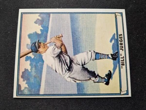 1941 Play Ball Ristampa Carta Baseball # 59 Billy Jurges - New York Giants (QUASI) - Foto 1 di 3