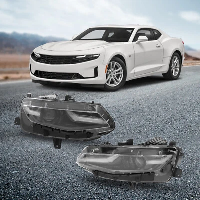 For 2019-2024 Chevrolet Camaro LS LT LED Headlight Headlamps Pair Left+Right Set - Image 1 of 4