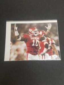 Torrance Marshall Signed/inscribed 8x10 OU Photo O.B. Orange Bowl Mvp Jsa Coa - Picture 1 of 3