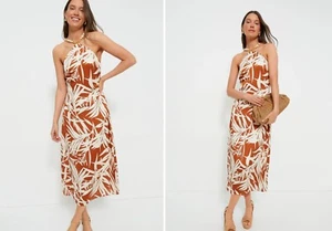 Tuckernuck Hyacinth House Womens Dress Size XL Bronze Floral Mallorca Maxi Dress - Picture 1 of 7