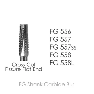 Meta BesQual Hartmetallbohrungen FG Reibungsgriff KREUZSCHNITT RISS FLACHES ENDE Pkg/10 - Bild 1 von 1