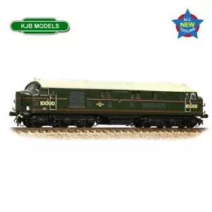 N Gauge Farish 372-916 LMS 10000 BR Lined Green Loco (Late Crest) - Foto 1 di 4