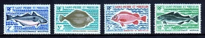 ST. PIERRE & MIQUELON — SCOTT 419-422 — JUEGO DE PECES 1972 — MNH — SCV $31 - Imagen 1 de 2