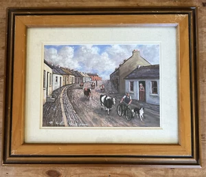 Greyabbey Co Down Painting Print Framed & Signed  - Picture 1 of 11