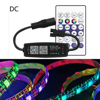 WS2812B WS2811 SPI Music remote Bluetooth USB Controller Pixel LED Strip Light - Image 1 of 4