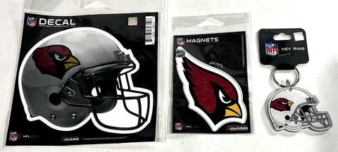 Arizona Cardinals Magnets & Key Ring Gift Set Cover