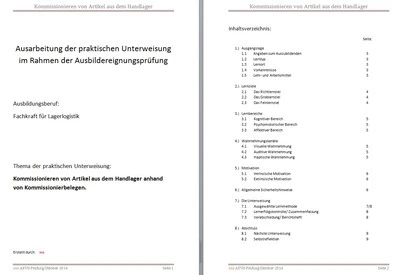 ADA Schein AEVO praktische Unterweisung Ausarbeitung 98 Punkte+Ablauf Prüfung - Bild 1 von 2