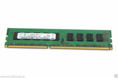4 G 4GB 2RX8 PC3-10600E DDR3 1333MHZ ECC Server DIMM Desktop Memory RAM 1.5V - Image 1 of 2