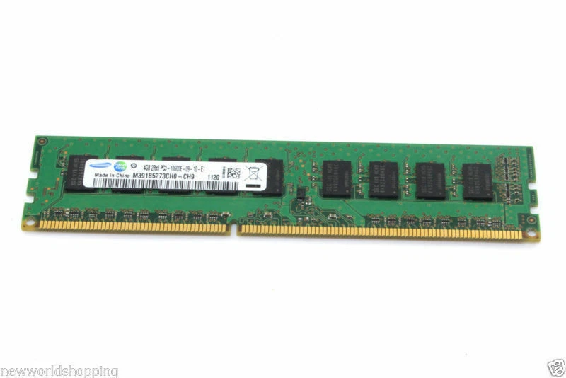 4 G 4GB 2RX8 PC3-10600E DDR3 1333MHZ ECC Server DIMM Desktop Memory RAM 1.5V - Image 1 of 2