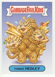 2018 Garbage Pail Kids Oh The Horror-ible #RSF-4b Three Hedley