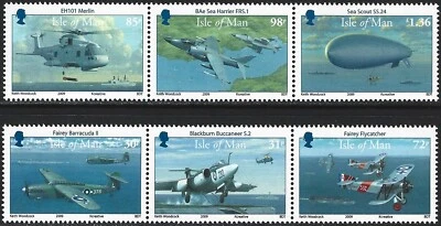 2009 Isle of Man Sg 1473/1478 Centenary of Naval Aviation MNH - Image 1 of 2