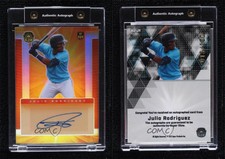 2021 Super Glow Sports Inaugural Edition Orange /100 Julio Rodriguez #AU-JR Auto