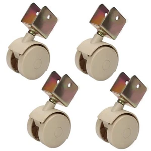 4Pcs 1-4/5"47mm Swivel Caster Wheel Brake Caster with 13/16"21mm U Bracket Lo... - Picture 1 of 6