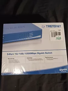 Trendnet 5 port 10/100/1000 MBPS gigabit switch TEG-S50TXE - Picture 1 of 5