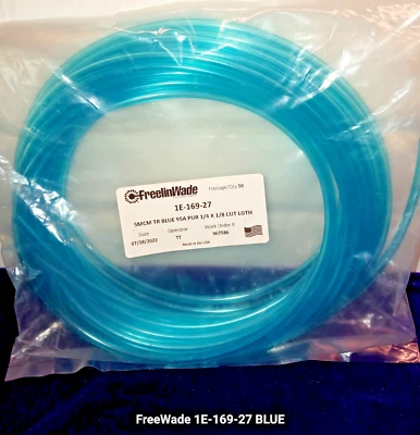FREELINWADE 1E-169-27 Firm Polyurethane Tubing for Air & Water, 1/8" ID, 1/4" OD - Image 1 of 4