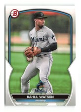 2023 Bowman Kahlil Watson #BP-147 Prospects  Miami Marlins Baseball Card