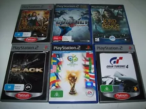 Lord Of The Rings-Black-Conflict-2006 Fifa Six PS2 Games Bulk Lot - Bild 1 von 1