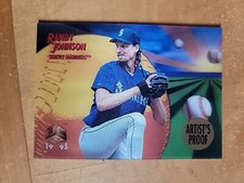 1995 Pinnacle Sportflix Artist's Proof Randy Johnson Mariners 