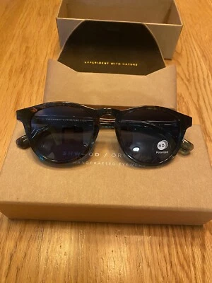 Gafas de sol Shwood Francis polarizadas azules 100 % UVA/UVB nuevas en caja nunca usadas Foto 1 de 4