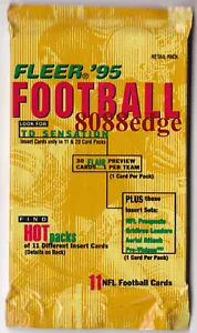 1995 FLEER NFL FOOTBALL FACTORY SEALED RETAIL PACK: TD SENSATION EXCLUSIVE - Picture 1 of 4