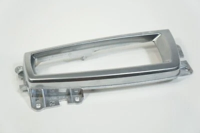 2009-2015 bmw 750li 760li 740i automatic shifter cover trim lid panel bezel silv - Image 1 of 4