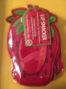 10 Empty Lip Smacker Strawberry Lover Pouch Bags Packages HTF Collector Vintage - Picture 1 of 3
