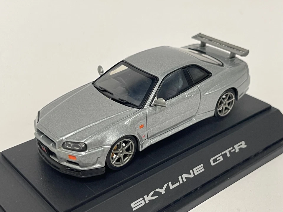1/43 Ebbro Nissan Skyline GT-R R34 V.SPEC in Dark Silver   #58   CS1072 - Image 1 of 4