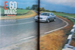 Original 1998 magazine Driving Report, MERCEDES E55 AMG rhd - Picture 1 of 2