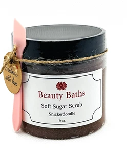 Snickerdoodle Soft Sugar Scrub Exfoliating Body Scrub gift for her bath scrub - Picture 1 of 10