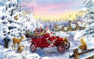 Rompecabezas SunsOut; Santa completamente moderno; 550 piezas - Imagen 1 de 1