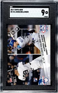 2017 Topps Now OS-43 Aaron Judge / Cody Bellinger SGC 9 MINT - Picture 1 of 2