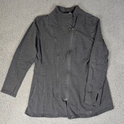 Sudadera túnica de yoga North Face Wrapture para mujer XL gris deportes activos al aire libre Foto 1 de 4