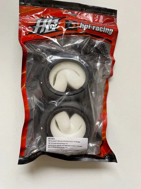 Neumático delantero para buggy HB RACING Fullslot 1/10 4x4 (rosa) (2) Foto 1 de 1