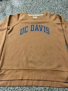 2019 Women League UC Davis Aggies Brown Crew Sweatshirt Sm University California - Picture 1 of 16