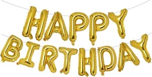Feliz Cumpleaños Globos Banner Globo Decoración Set 13" Nuevo - Imagen 1 de 6