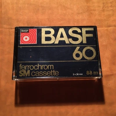 BASF ferrochrom SM 60 Cassette,IEC III Position,sehr guter Zustand,1977,rare - Image 1 of 4
