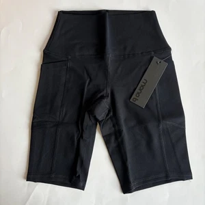 Pantaloncini biker Mono B donna XS neri atletici tempo libero tasche corsa 8" NUOVI - Foto 1 di 5
