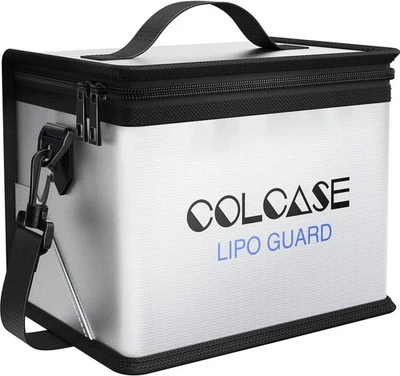 COLCASE Fireproof Explosionproof Lipo Safe Bag for Battery Storage and...  - Image 1 of 4
