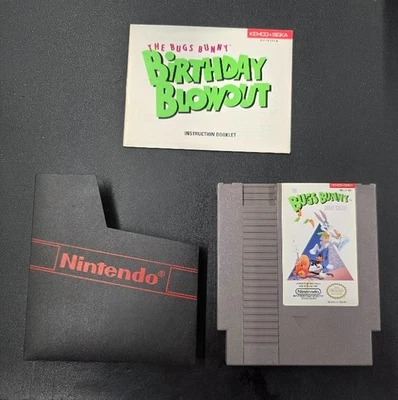 The Bugs Bunny Crazy Castle (Nintendo, NES) Game-Manul-Sleeve Tested - Image 1 of 4