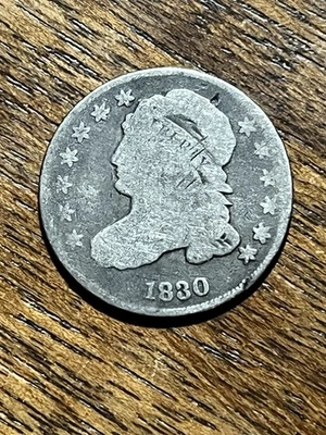 1830 Capped Bust Dime - Classic Type! - Ships Free! - Image 1 of 4