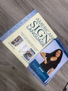 American Sign Language Learning Kit Catherine Nichols Book Flash Cards NO DVD - Picture 1 of 3