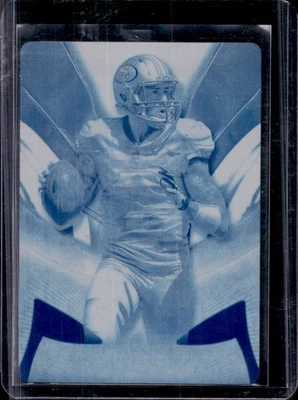 2014 Topps Supreme Colin Kaepernick Cyan Printing Plate # 1/1 49ers - Image 1 of 2