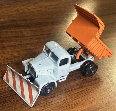 Винтажный спичечный коробок Lesney 1960-е No 16 снегоочистителей Scammell / ПЛУГ-P3 - Изображение 1 из 4