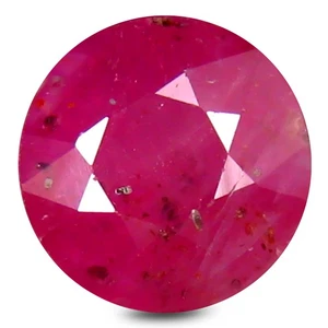 2.27 ct AA+ Topnotch Round Shape (7 x 7 mm) Red Ruby Natural Gemstone - Picture 1 of 1