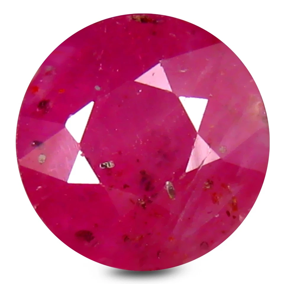 2.27 ct AA+ Topnotch Round Shape (7 x 7 mm) Red Ruby Natural Gemstone - Image 1 of 1