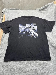Eminem The Slim Shady Lp Shirt Mens XL Double Sided Graphic Tee Black Short Slv - Picture 1 of 8
