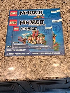 Lego Ninjago 70728 Kampf um Ninjago City NUR ANLEITUNGEN (1, 2 & 3) - Bild 1 von 1